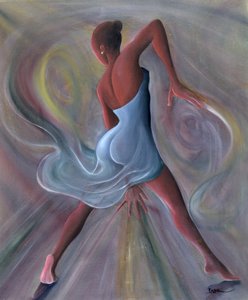 Robe bleue - Ikahl Beckford